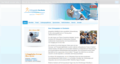 Desktop Screenshot of orthopaedie-sinsheim.de